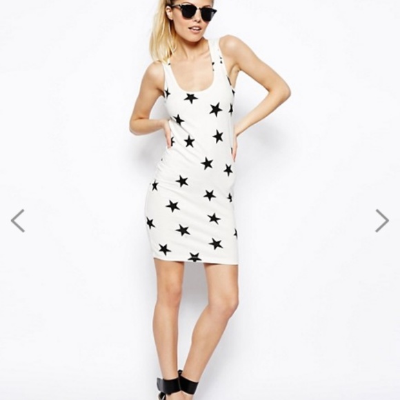 ASOS Bodycon Dress in Star Print - Picture 4 of 4